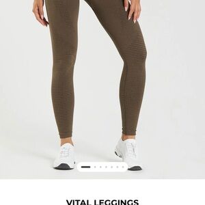 Gymshark Chocolate Vital Brown Leggings